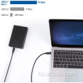 USB C до C -плетеного кабеля быстрого заряда